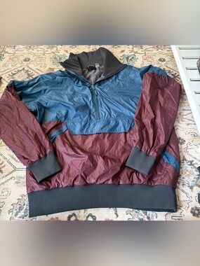 Marmot Vintage Inspired Colorblock Pullover Windbreaker Anorak Jacket XL